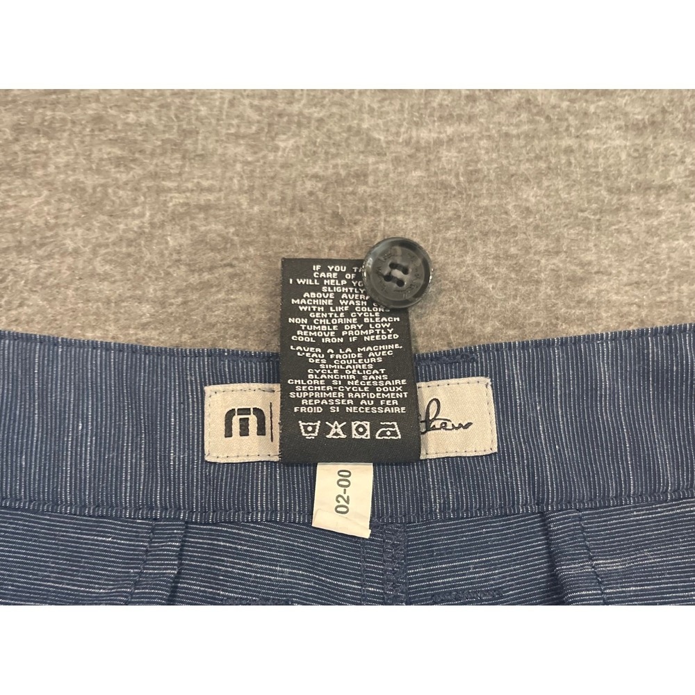 Travis Mathew Golf Shorts Hybrid Heather Blue Casual Walking Shorts Size 34 - Picture 6 of 13